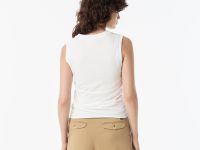 Женский топ Lacoste из эластичного хлопка