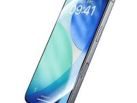 Защитное стекло Benks Full Coverage для Apple iPhone 16 Pro/17/17 Pro антибликовое прозрачное (совместимо с чехлом UAG)