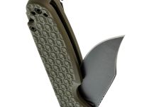 Складной нож Daggerr Leprechaun olive BW DL, сталь 8Cr14MoV, рукоять FRN