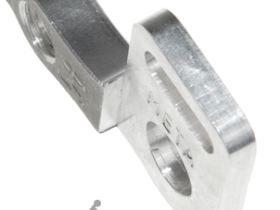 Держатель заднего переключателя "петух" Meta №58 фрезерованный (серебристый)