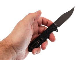 Складной нож Daggerr Leprechaun All black DL, сталь 8Cr14MoV, рукоять FRN