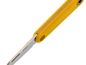 Складной нож Sanrenmu 325S-GY2, сталь 12C27, рукоять G10, желтый