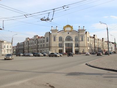 Место столкновения 18 января 1905 г. вооруженной демонстрации рабочих и студентов с полицией, во время которого был убит знаменосец демонстрации, член Томского комитета РСДРП И.Е.Кононов