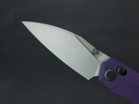 Складной нож Tuotown Wiz, сталь T10S, рукоять Purple G10
