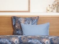 Постельное белье Pavone, синее