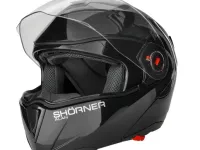 Шлем мото модуляр SHORNER LP961 черный