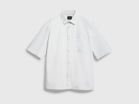 Рубашка с коротким рукавом, Белый