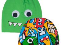 Шапка детская трикотажная для мальчиков, 2 шт в комплекте