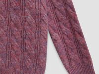 Свитер с косами с добавлением шерсти