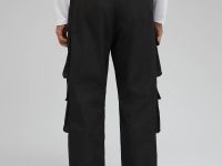 Брюки-карго с эластичным поясом