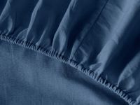 Простыня на резинке Naval blue