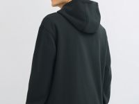 Толстовка на молнии с капюшоном, Черный