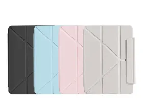 Чехол-книжка WIWU Smart Folio для Apple iPad Pro 13 (2024) (полиуретан с подставкой) (Wi-004) (розовый)