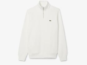 Мужская толстовка Lacoste на молнии с высоким воротом