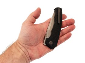 Cкладной нож TuoTown Megeb, сталь T10S, рукоять G10/Carbon Fiber