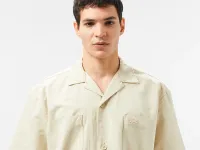 Мужская рубашка Lacoste из смеси хлопка и льна