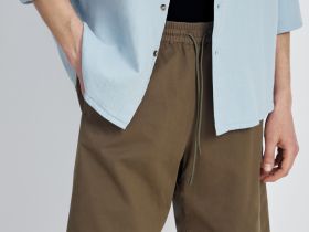 Шорты из хлопка с эластичным поясом