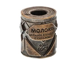 Бусина Mordor "Сгущенка", латунь