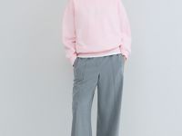 Свитшот с вышивкой, Розовый