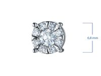 Подвеска из белого золота с бриллиантами э4701пд05153500