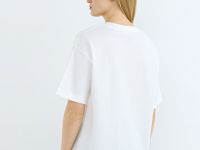 Футболка с цветочным принтом, Белый