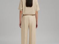 Брюки прямого кроя из тенселя