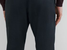 Брюки-чиносы из твила, Серый