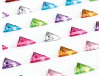 Наклейки акриловые MESHU "Сolorful crystal", 25*10 см, стразы, 91 наклейка, инд. уп., европодвес