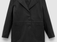 Тренч из натуральной кожи