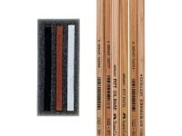 Набор для рисования Faber-castell мелки "PITT" и пастельные карандаши "PITT MONOCHROME" 9 предметов