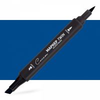 Маркер спиртовой Сонет "TWIN Brush" Неаполитанский синий