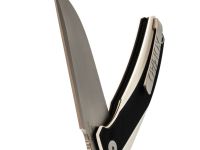 Складной нож TuoTown Xomao, сталь T10S, рукоять Black/White G10