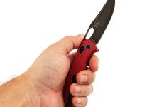 Складной нож SRM Retreiver 9203-MR2, сталь 10Cr15CoMoV, рукоять Red Micarta
