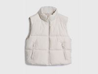 Утеплённый стёганый жилет, Бежевый