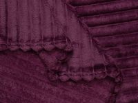 Плед Soft strip, слива