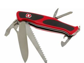 Нож перочинный Victorinox RangerGrip 78, сталь X55CrMo14, рукоять полиамид, красно-чёрный