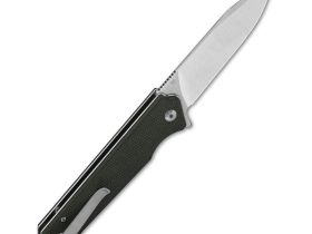 Складной нож QSP Mamba V2, сталь D2, рукоять микарта, зеленый