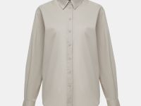 Рубашка прямого кроя из хлопка