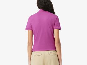 Женское поло Lacoste приталенного кроя из эластичного хлопка
