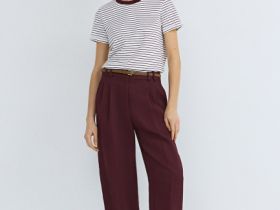 Базовая футболка из плотного хлопка, Фиолетовый