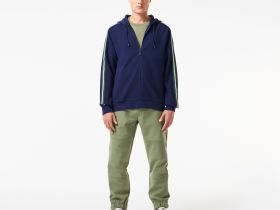 Мужская толстовка Lacoste с капюшоном на молнии
