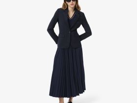 Длинная плиссированная юбка Lacoste с эластичной талией