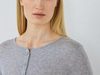 Боди с длинным рукавом, Серый