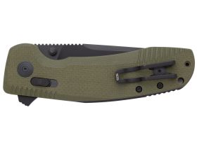 Полуавтоматический складной нож SOG-TAC XR OD Green, сталь D2, рукоять G10