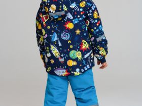 Комплект текстильный с полиуретановым покрытием для мальчиков: куртка, полукомбинезон