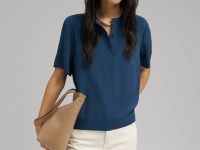 Легкая блузка на пуговицах