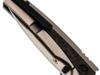 Складной нож Kansept Raven, сталь CPM 20CV, рукоять титан серый