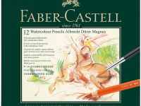 Набор карандашей акварельных Faber-castell "Albrecht Durer" 12 цв, размер XL, проф-ные в металле