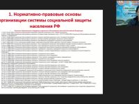 Международный вебинар "Система учреждений социальной защиты населения и особенности их взаимосвязи"