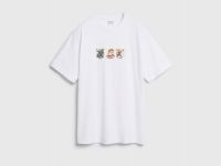 Футболка с арт-принтом, Белый